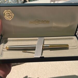 Inoxcrom Gold and Silver Pen